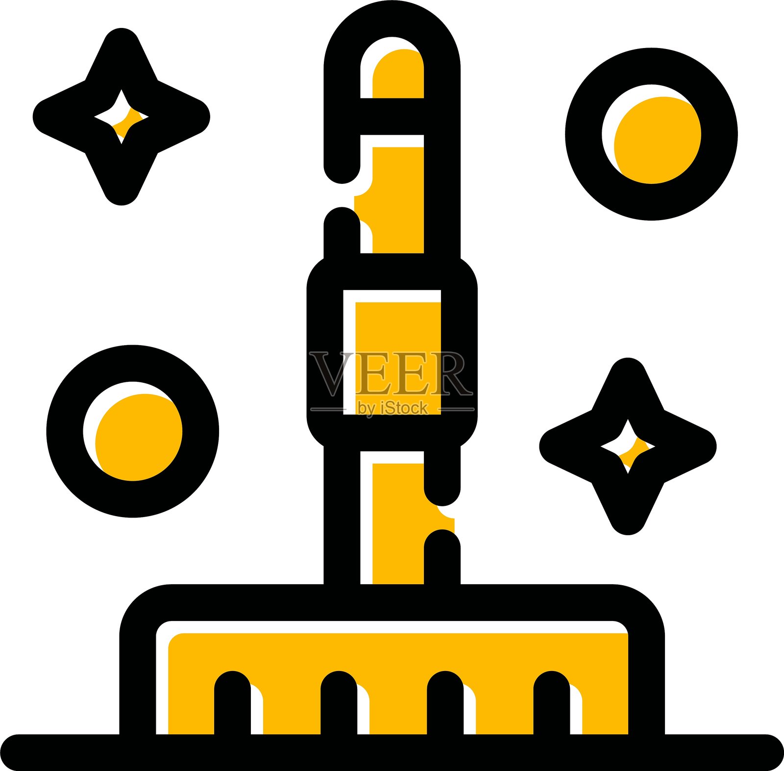 春季清洁图标插画图片素材