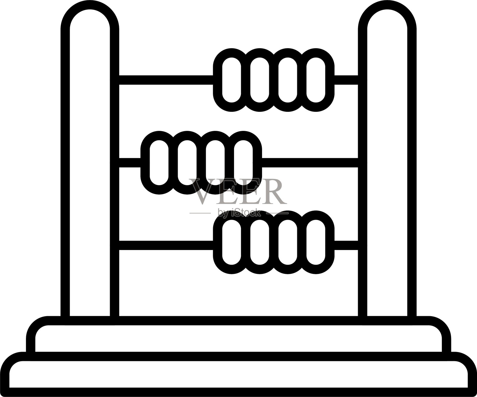 算盘图标插画图片素材
