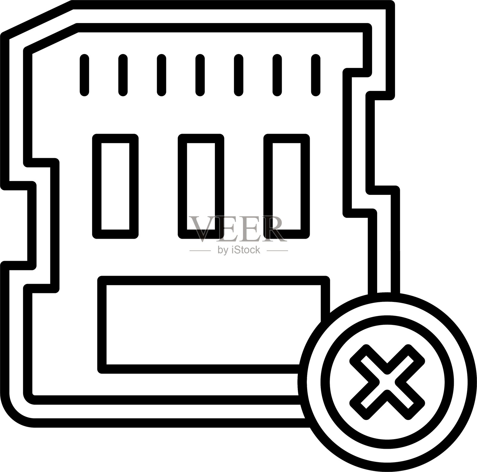 删除图标插画图片素材