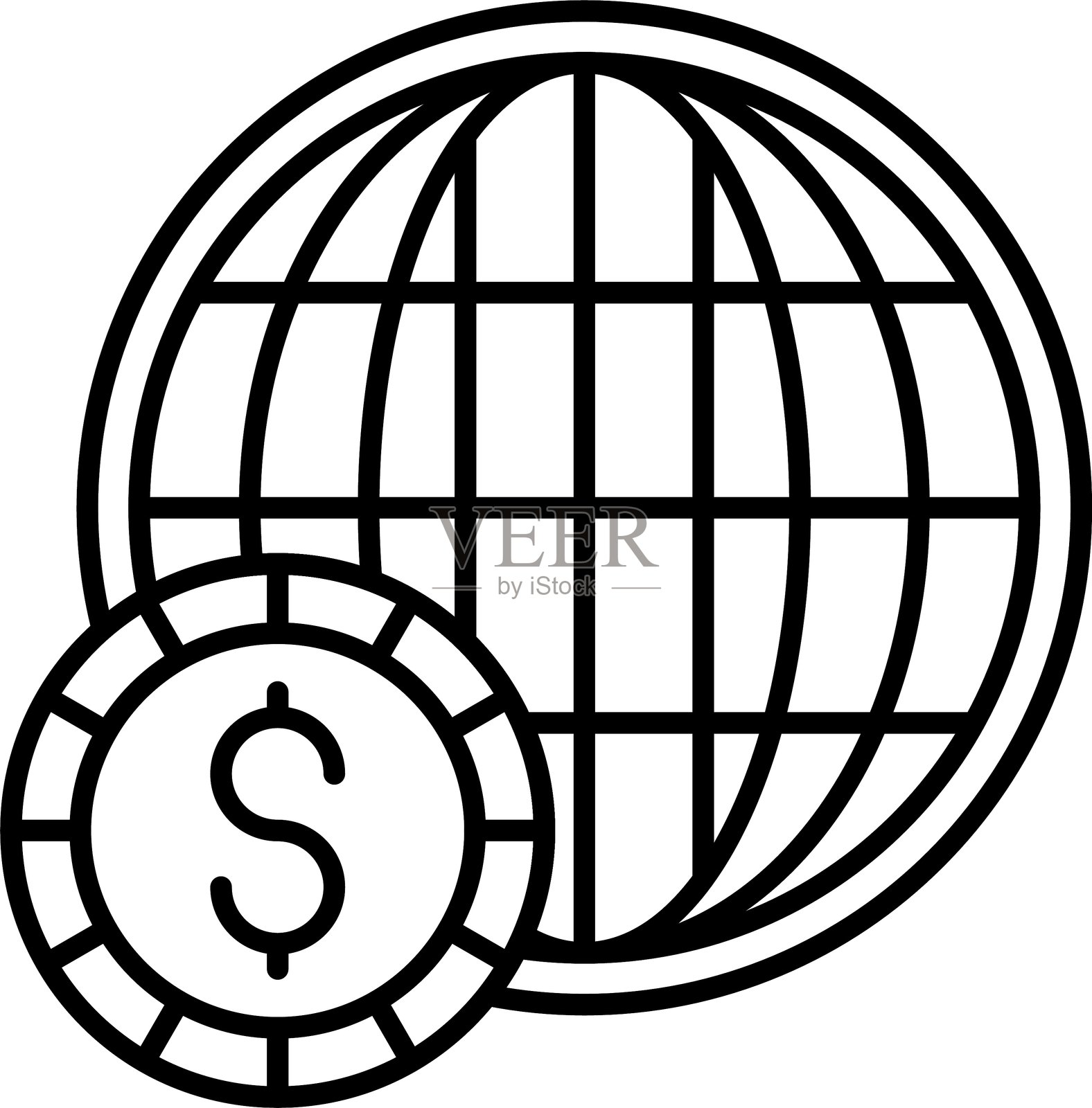 全球图标插画图片素材