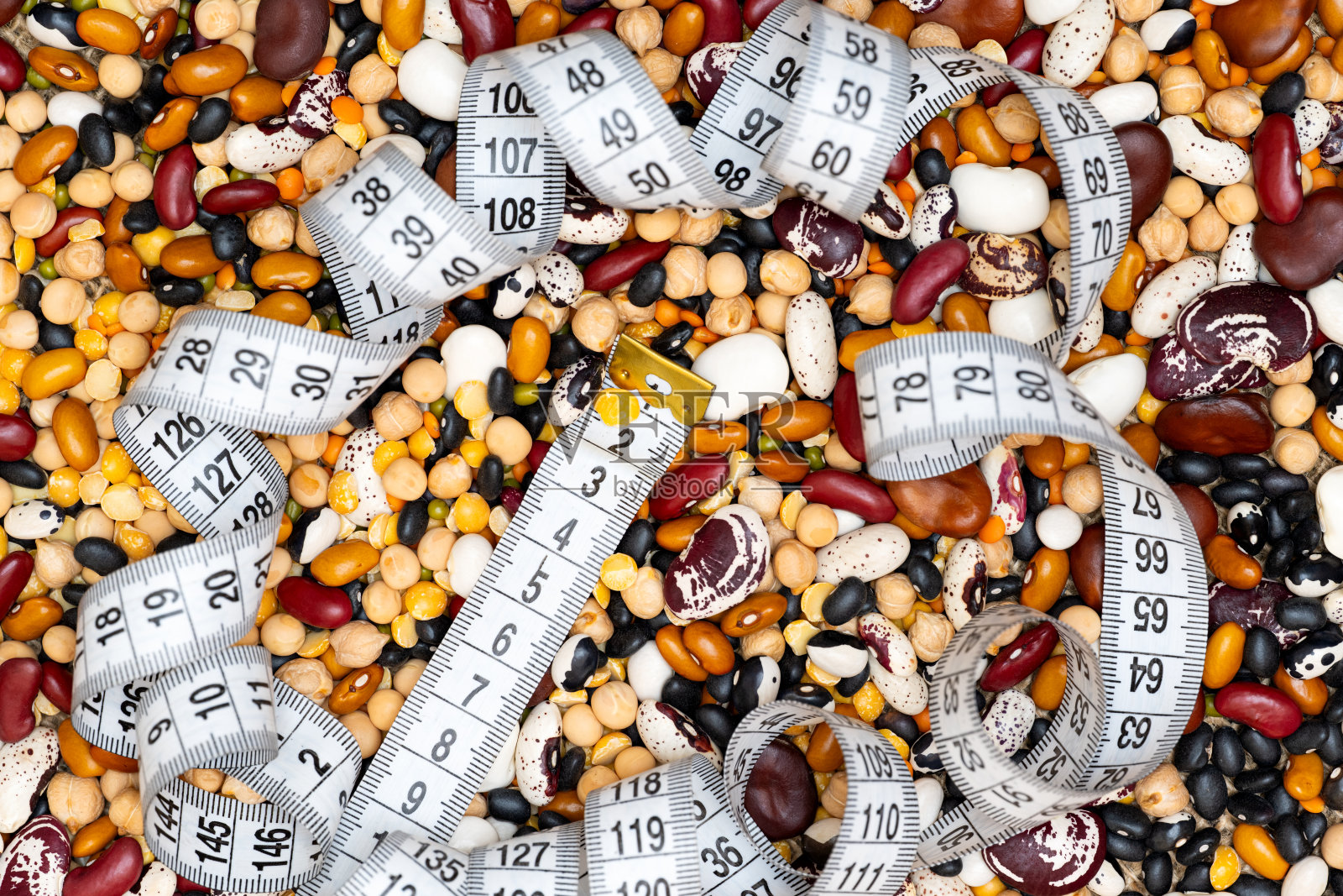 不同豆类的背景照片摄影图片