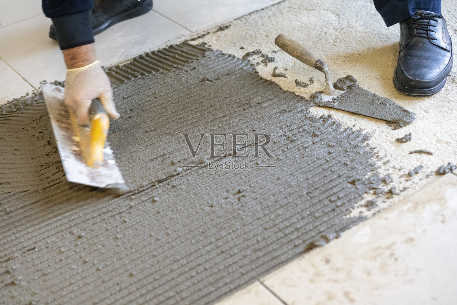 瓷砖工艺。照片摄影图片