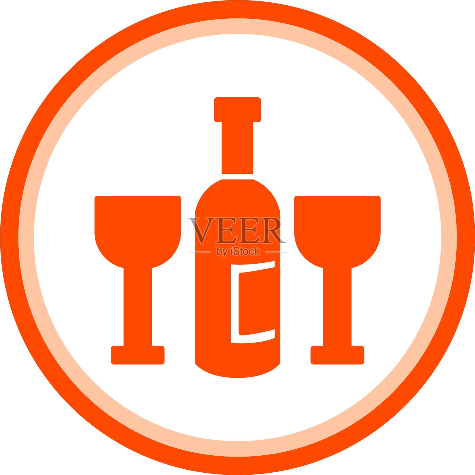 葡萄酒图标插画图片素材