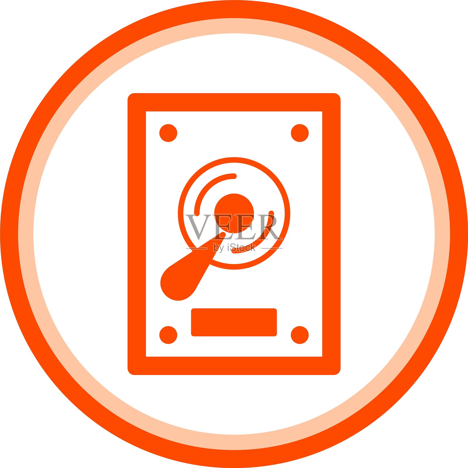 硬盘图标插画图片素材