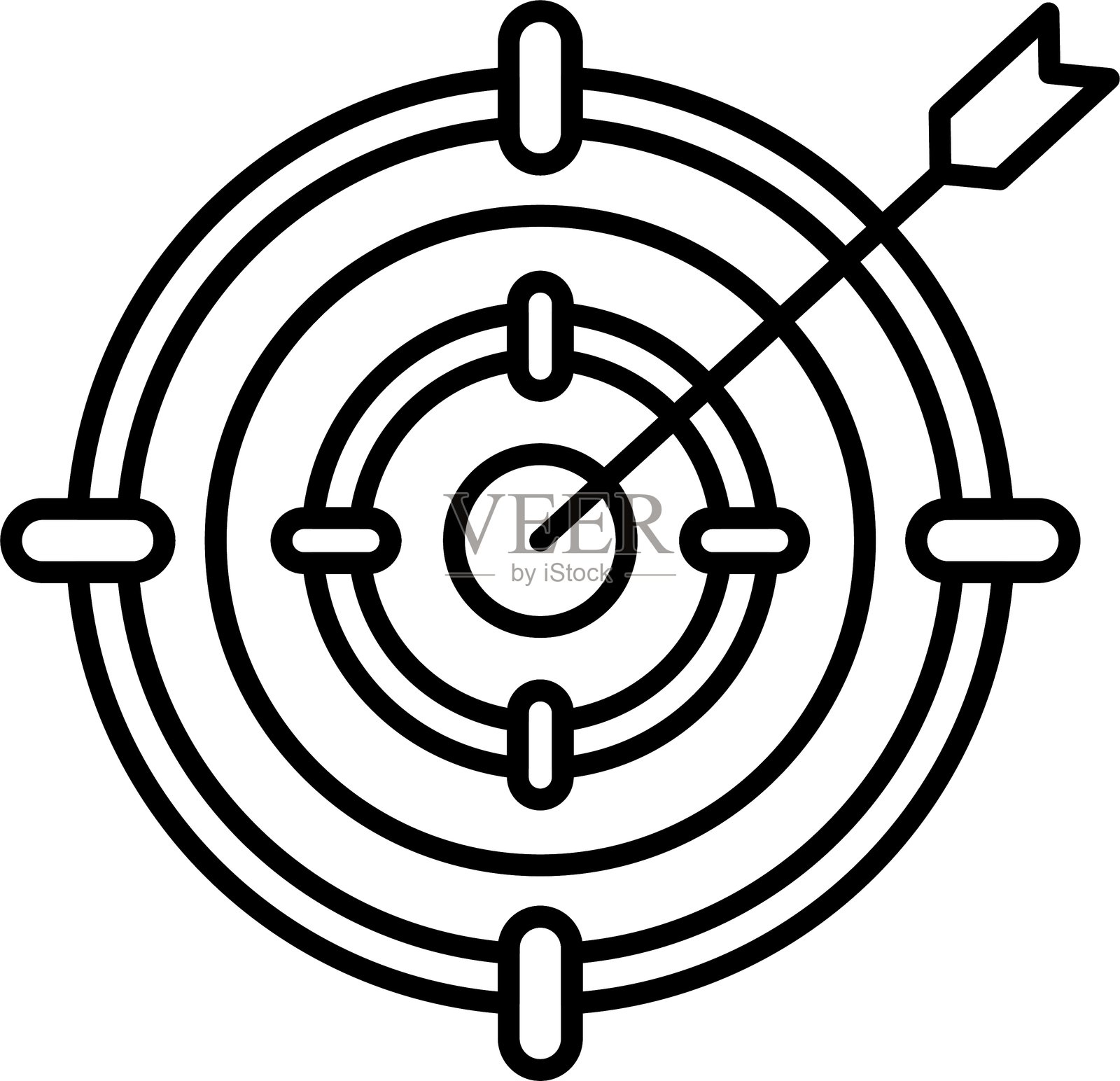 目标图标插画图片素材