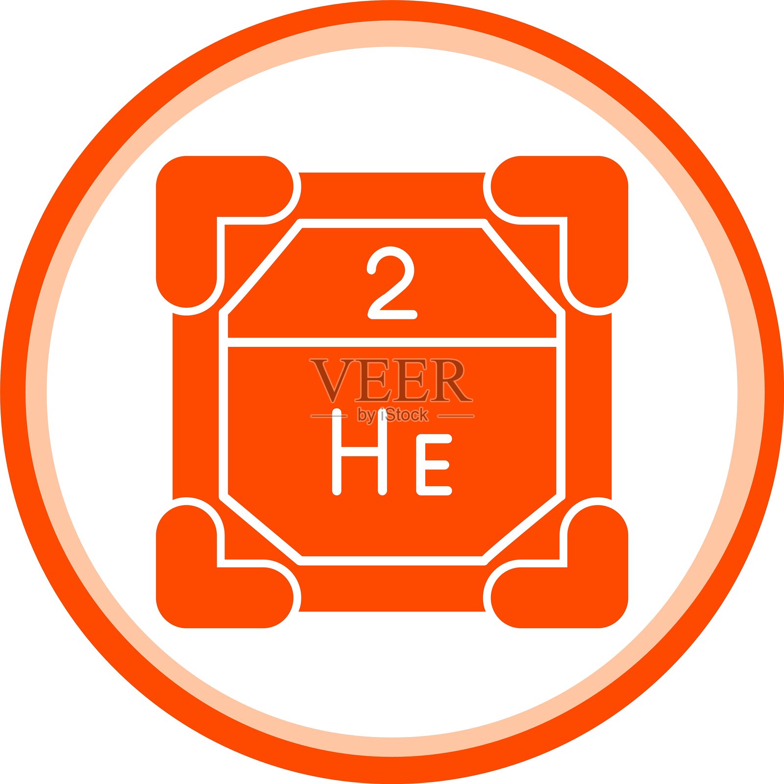 2个氦气图标插画图片素材