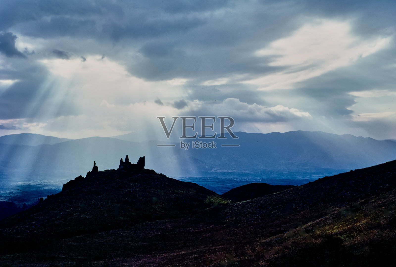 格兰萨索国家公园的冬季景色照片摄影图片