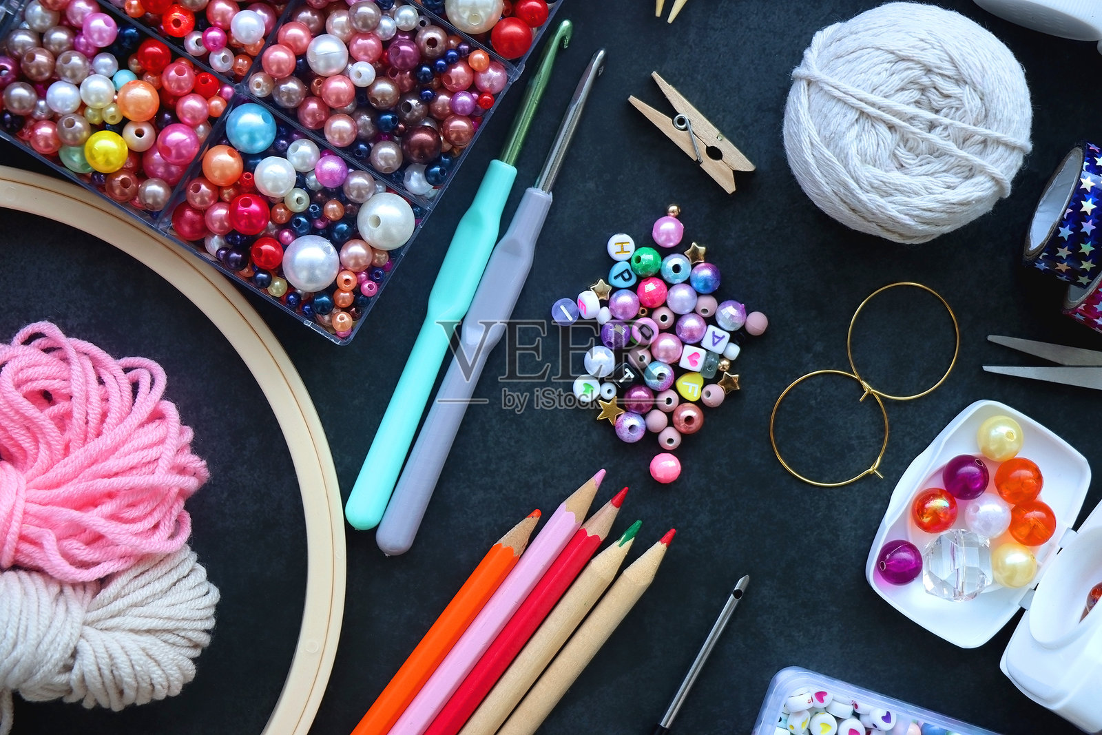 手工艺材料照片摄影图片