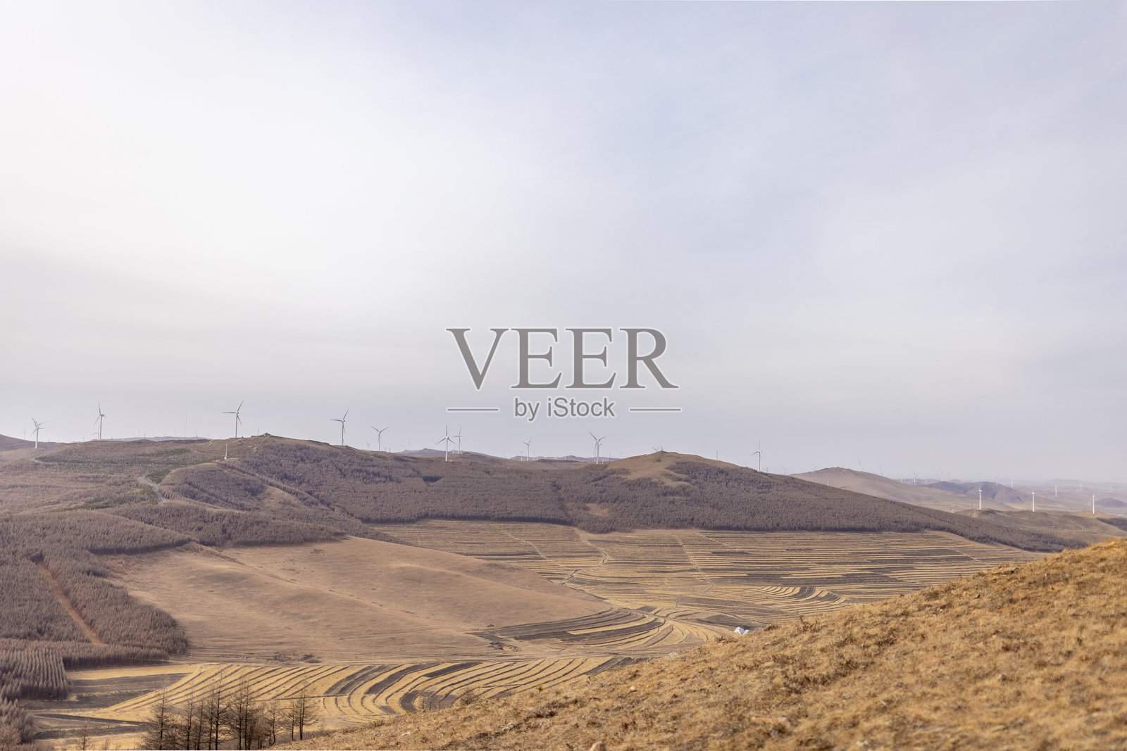 中国河北省崇礼的深秋照片摄影图片