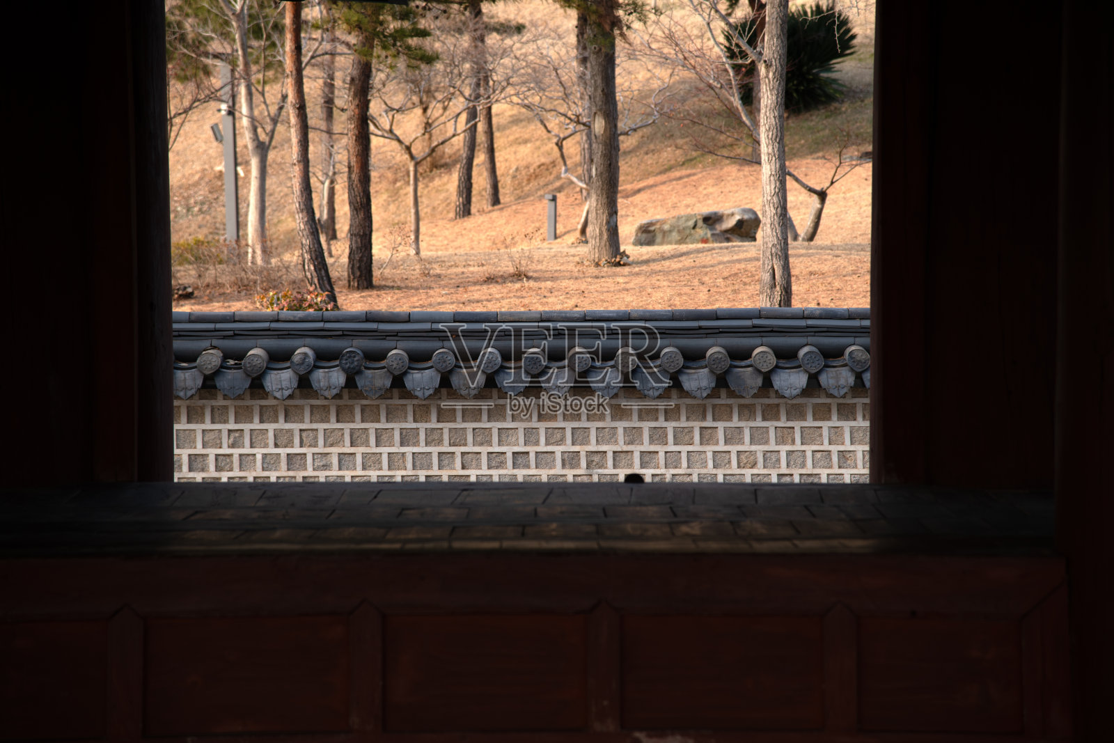 传统韩国墙壁照片摄影图片