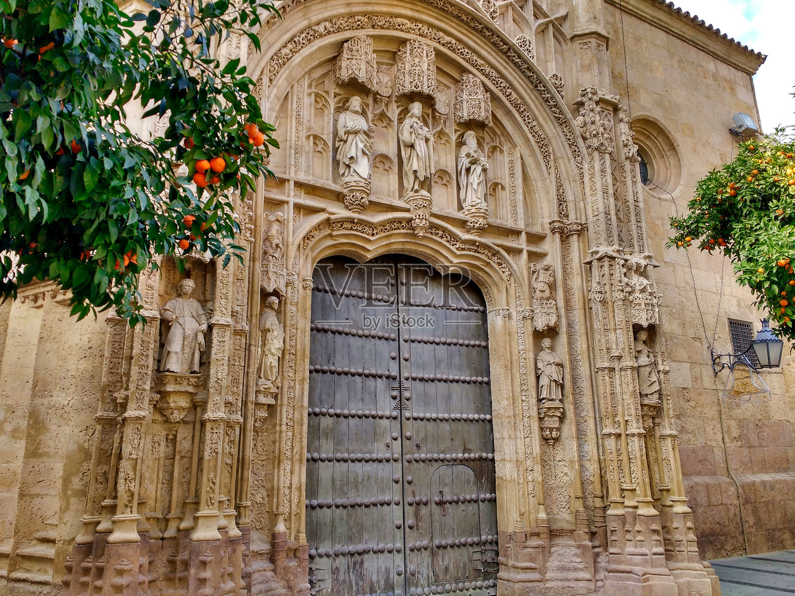 圣塞巴斯蒂安门或旧圣塞巴斯蒂安医院，科尔多瓦清真寺，安达卢西亚，西班牙照片摄影图片