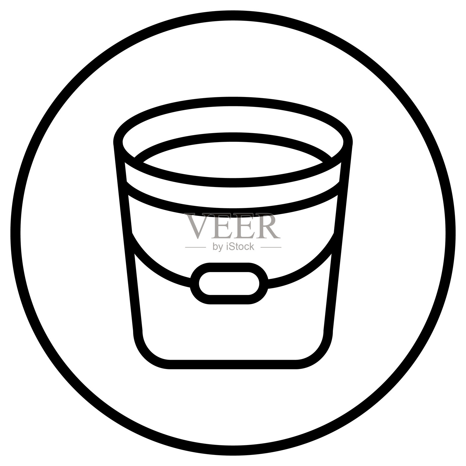 桶图标设计插图插画图片素材