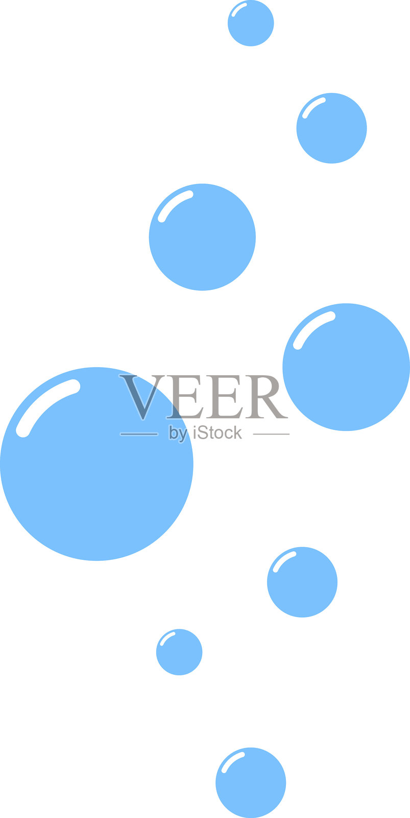 气泡饮料，水泡，卡通肥皂泡沫泡泡框架，沐浴露，洗发水，剃须，发 mousse。苏打水滴轮廓图标集。肥皂符号集合。孤立的矢量插图。插画图片素材