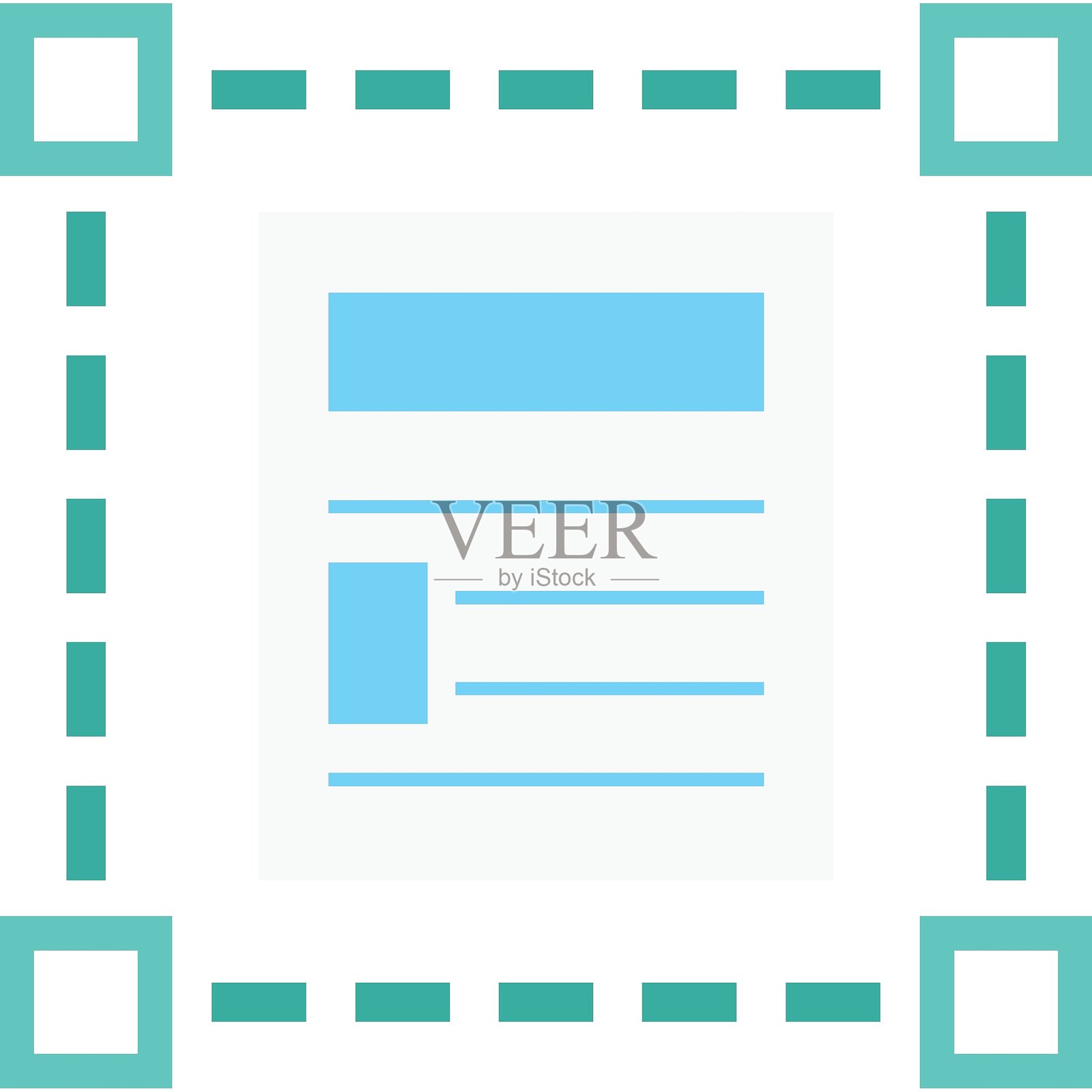 选择框，Photoshop工具矢量图标，易于修改或编辑插画图片素材