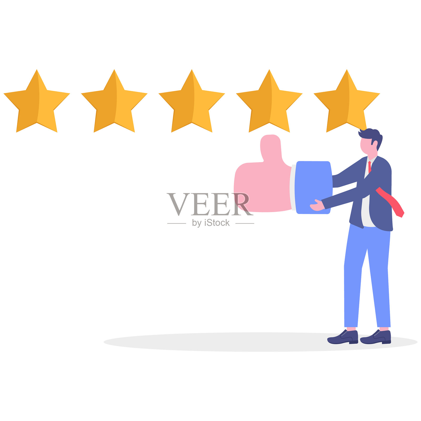 社交媒体插图，商业概念，网页设计插画图片素材