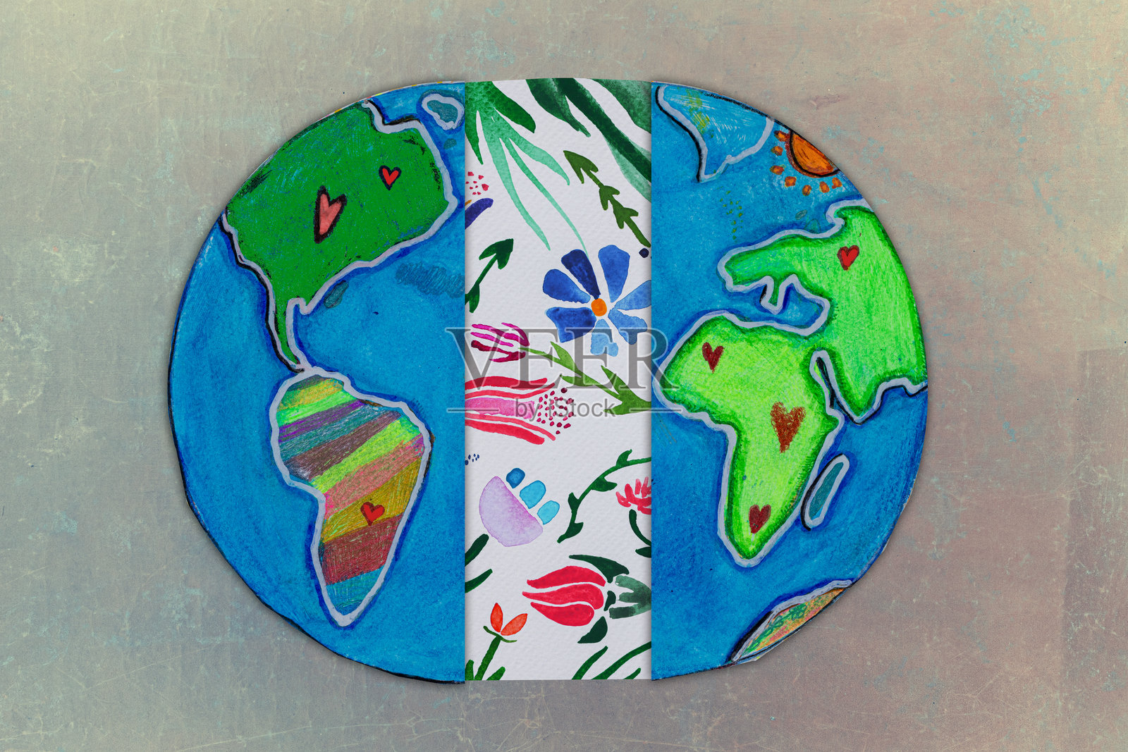 2025年地球日插画图片素材