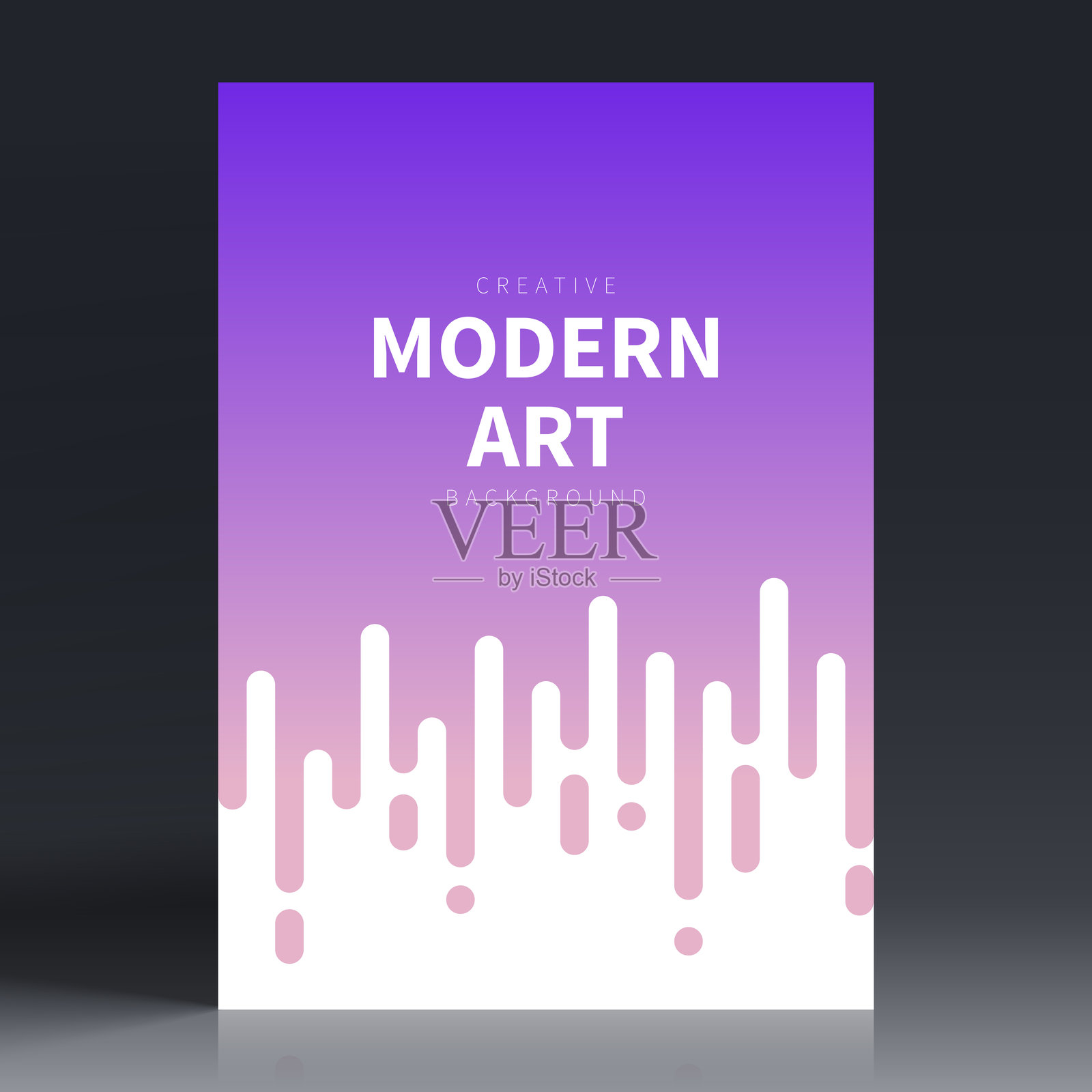 宣传册模板布局，紫色封面设计，商业年度报告，传单，杂志插画图片素材