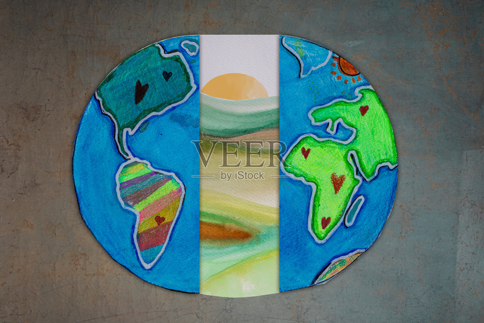 2025年地球日插画图片素材