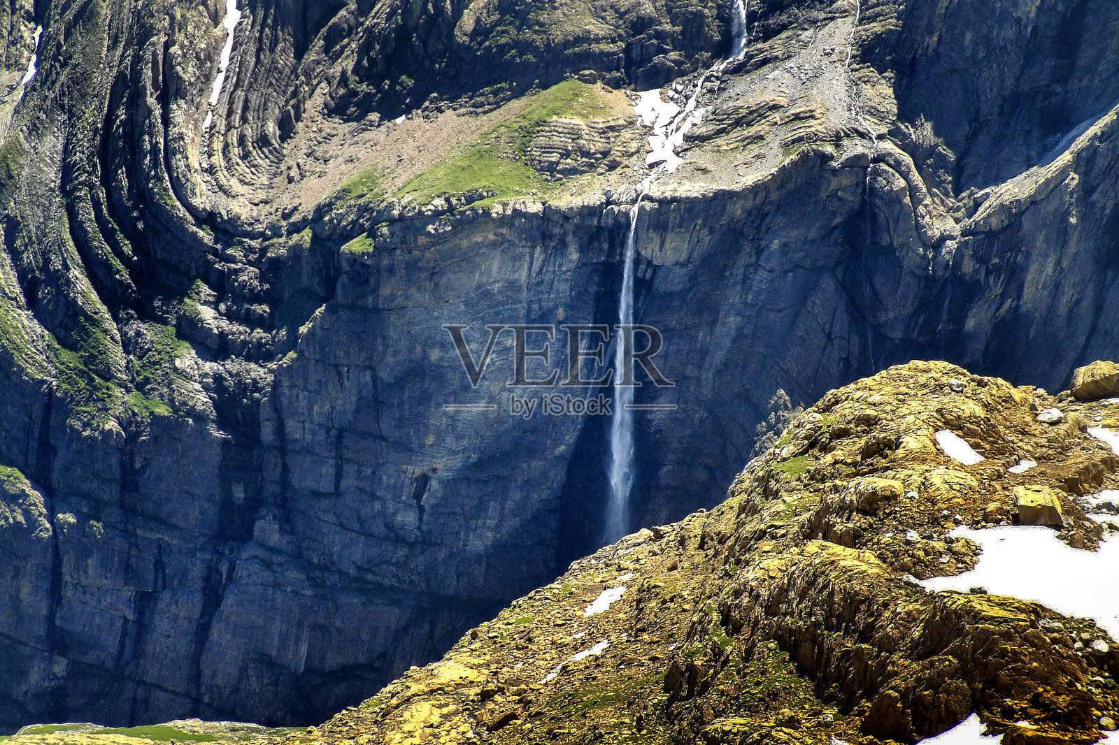 加瓦尔尼瀑布照片摄影图片