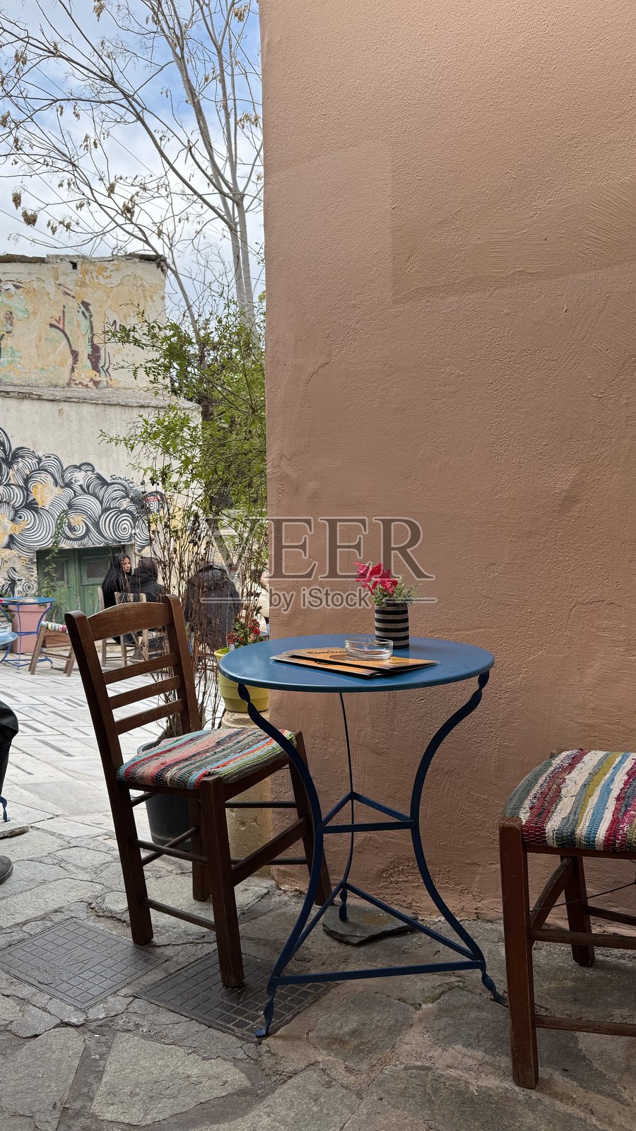 浪漫田园风格的座位照片摄影图片