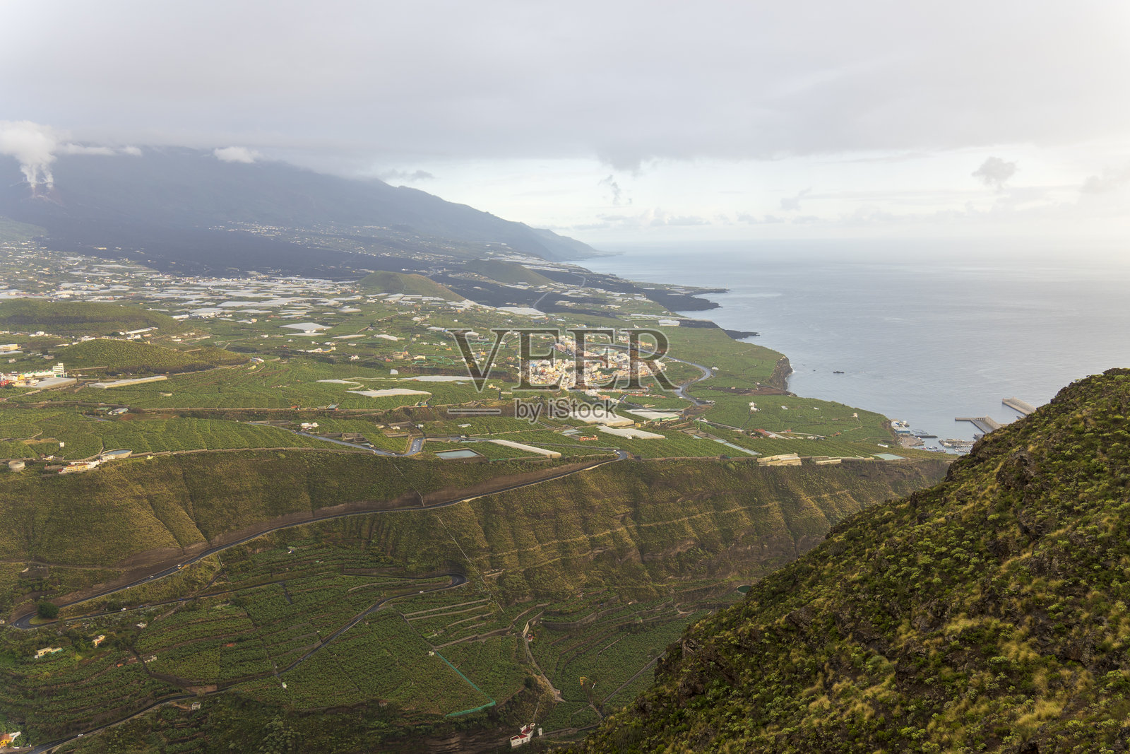 西班牙加那利群岛的拉帕尔马岛照片摄影图片