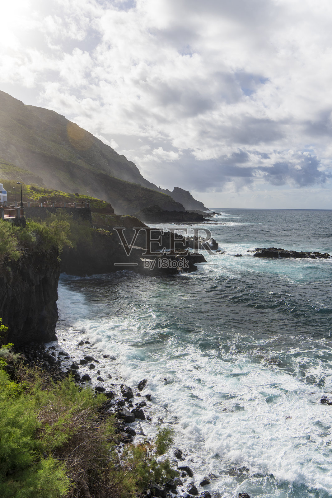 西班牙加那利群岛的拉帕尔马岛照片摄影图片