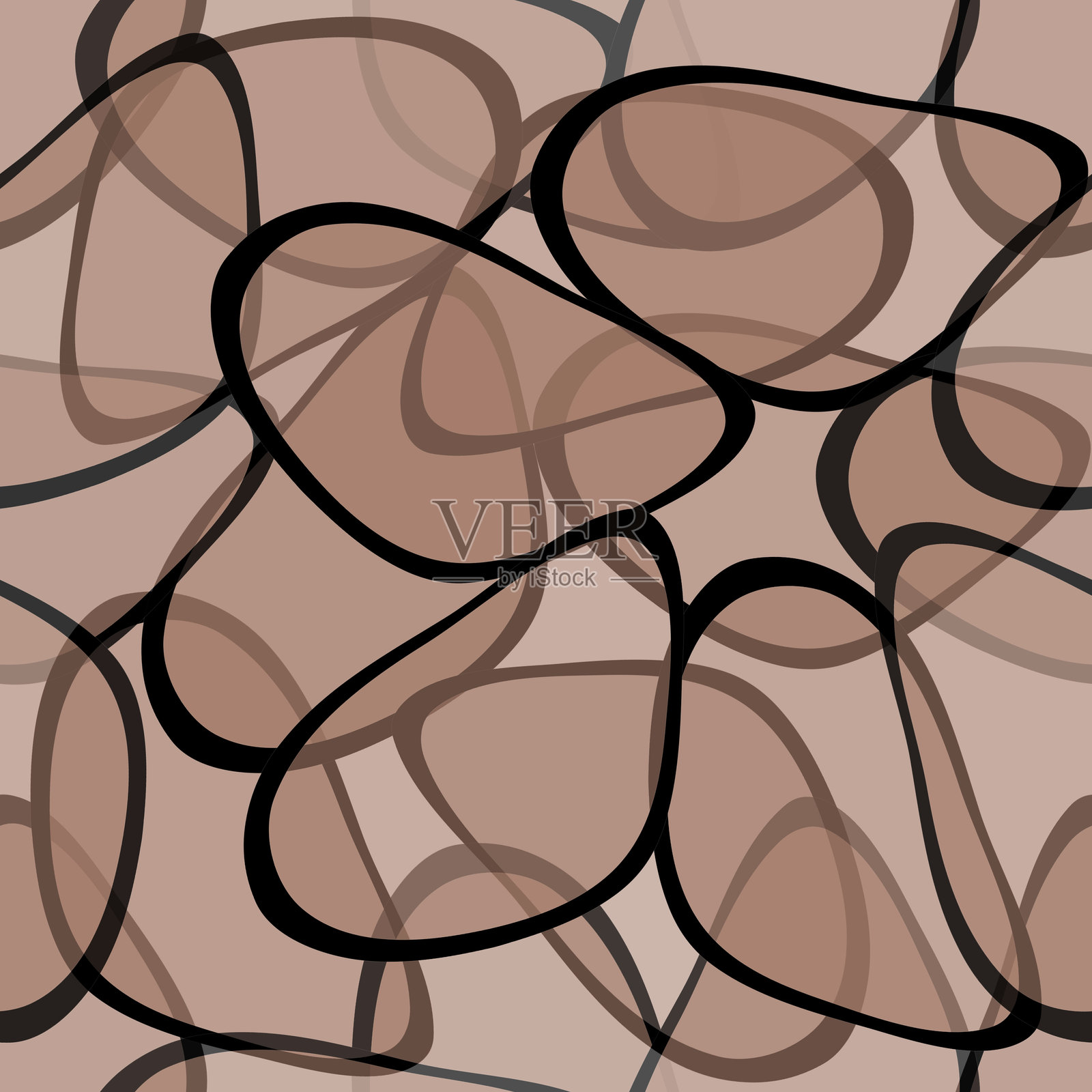 无缝模型，各种形状的图案。拼贴画。彩色玻璃风格插图。摩卡，慕斯。带有不同颜色图案的无缝图案。适用于壁纸、纺织印刷、瓷砖和包装。插画图片素材