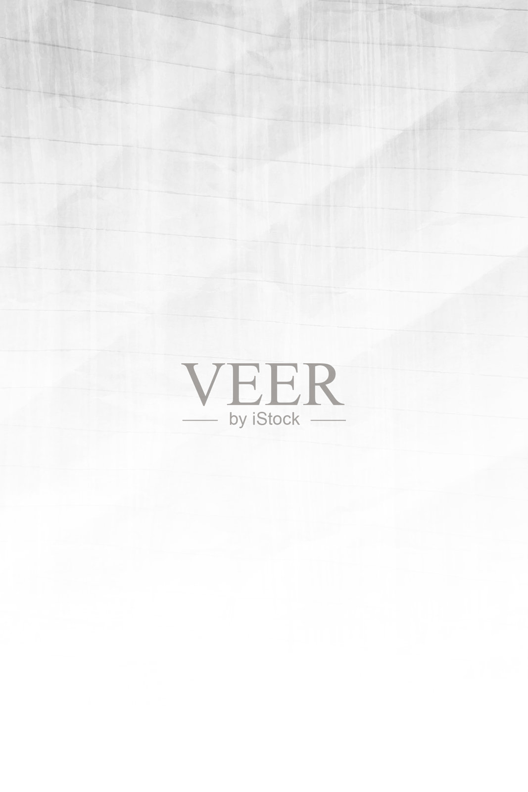 褪色的灰白色磨损纹理条纹图案空白矢量背景，带有灰色线条，类似于印刷的记事本页面。插画图片素材