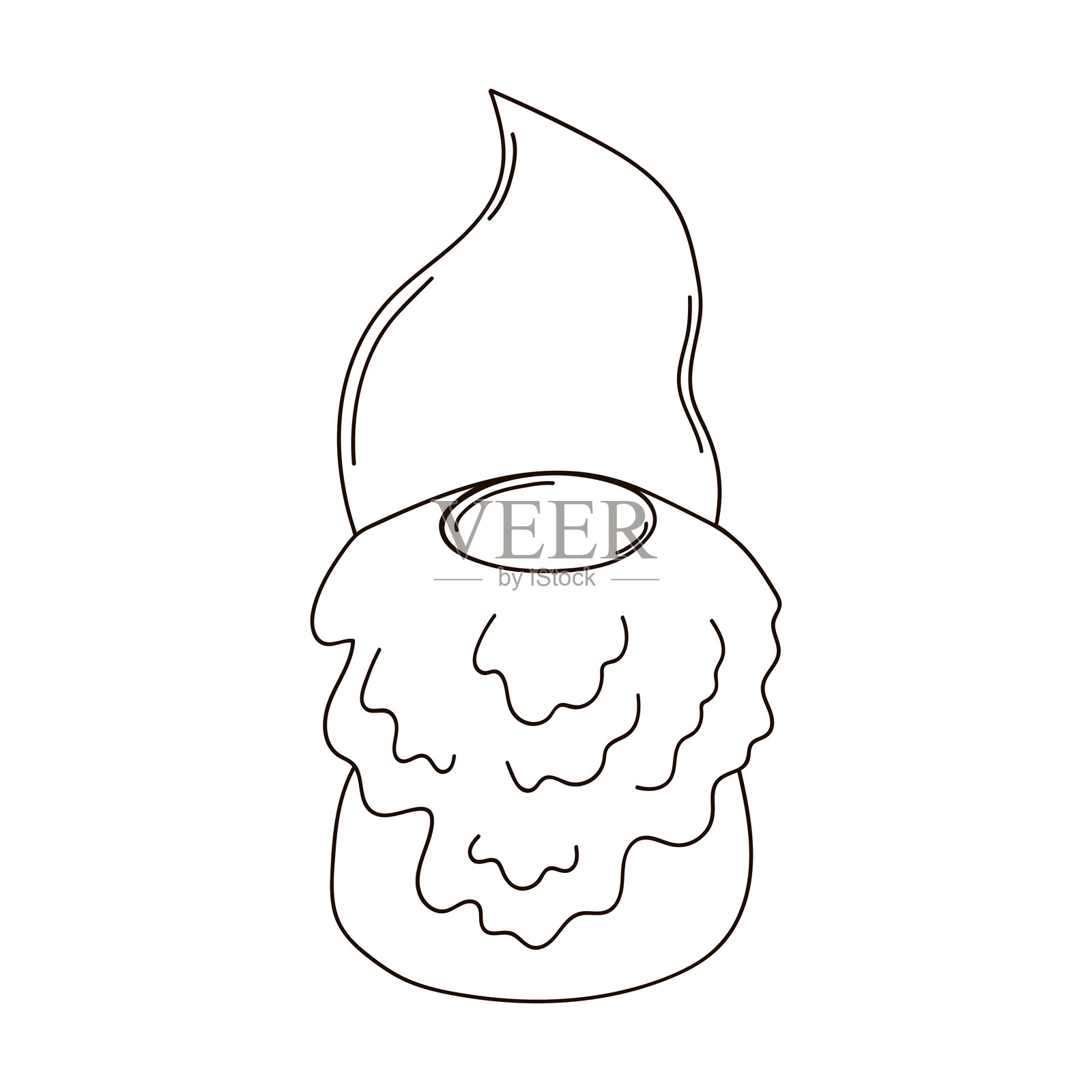 家居装饰元素，剪贴簿。圣诞节插画图片素材