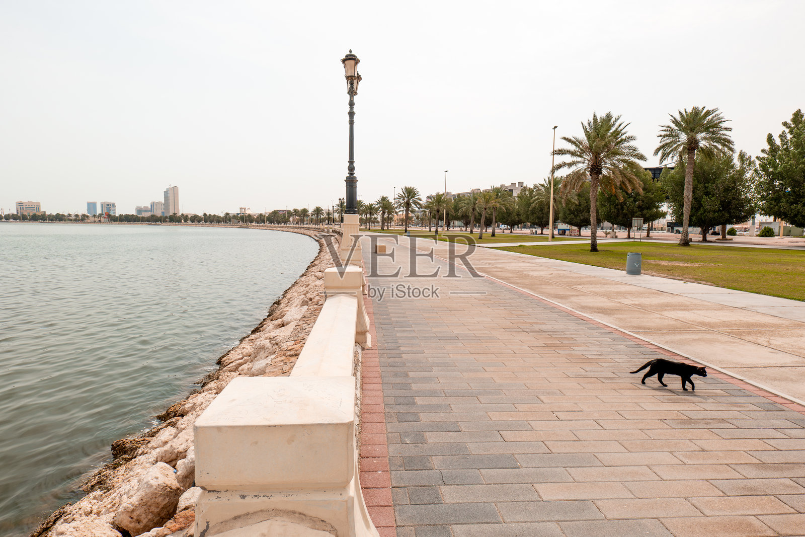 沙特阿拉伯达曼的达曼海滨长廊照片摄影图片