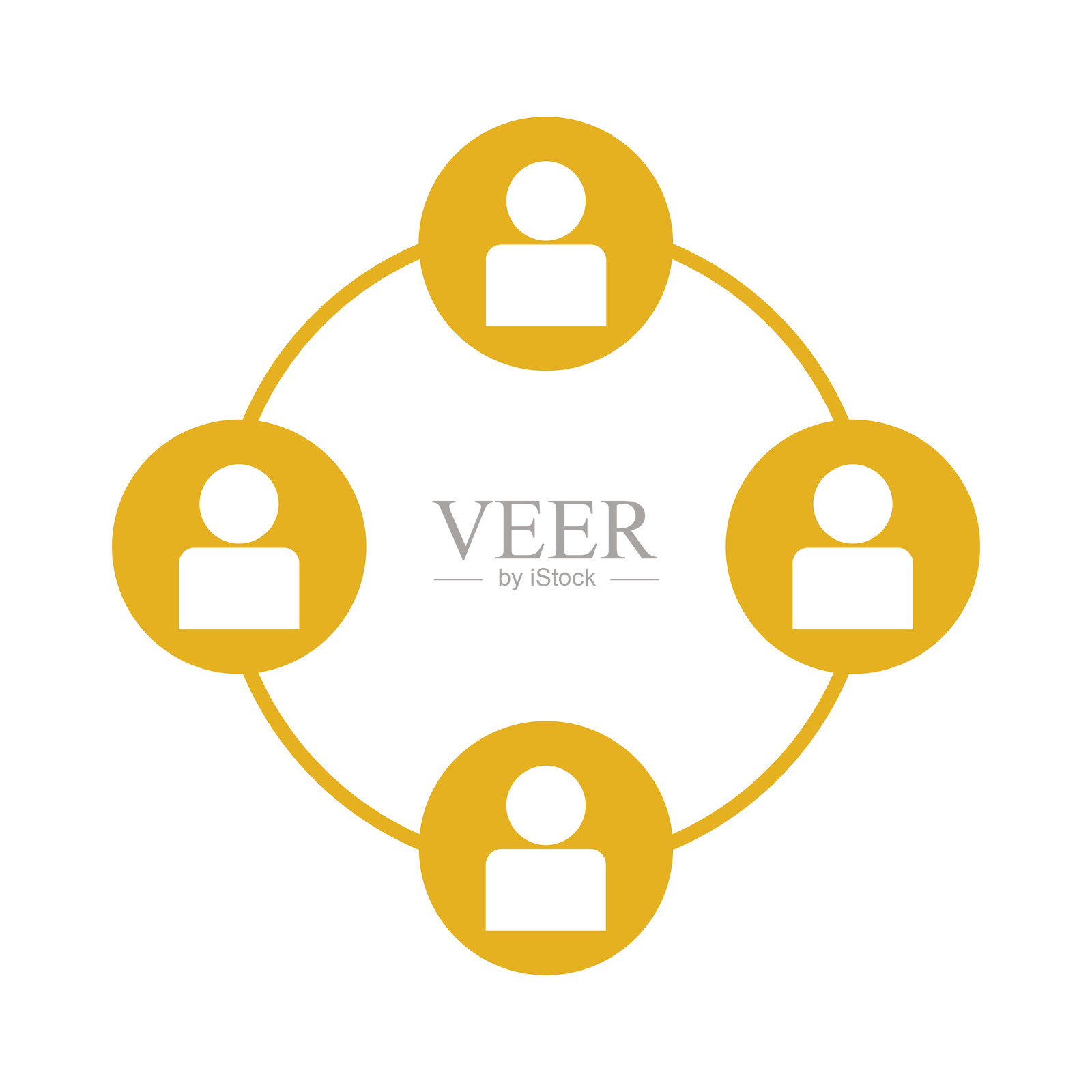 团队合作插画图片素材