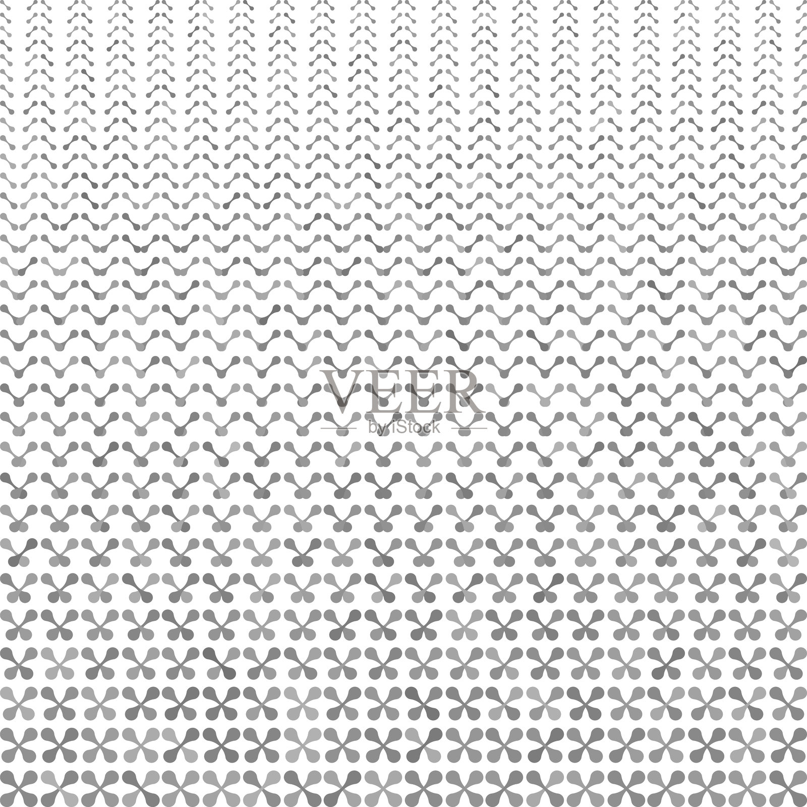 矢量变形球连接点集。分子链。灰色圆形形状。抽象几何点。用于图案、贴纸、徽章、海报和网页设计的变形斑点。插画图片素材