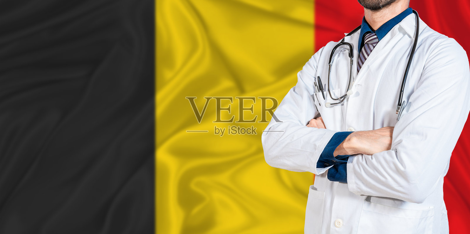 比利时国家卫生系统。比利时健康与医疗保险概念照片摄影图片