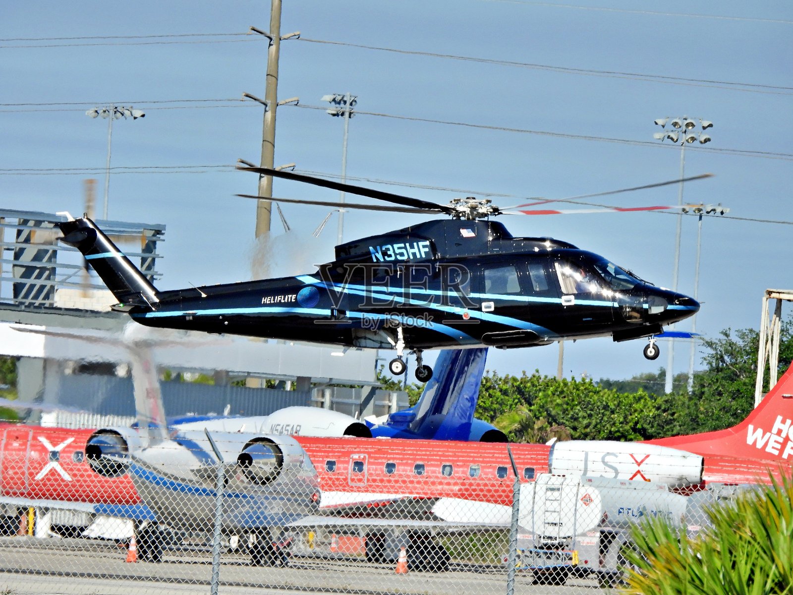 2008年基石直升机公司S-76C照片摄影图片