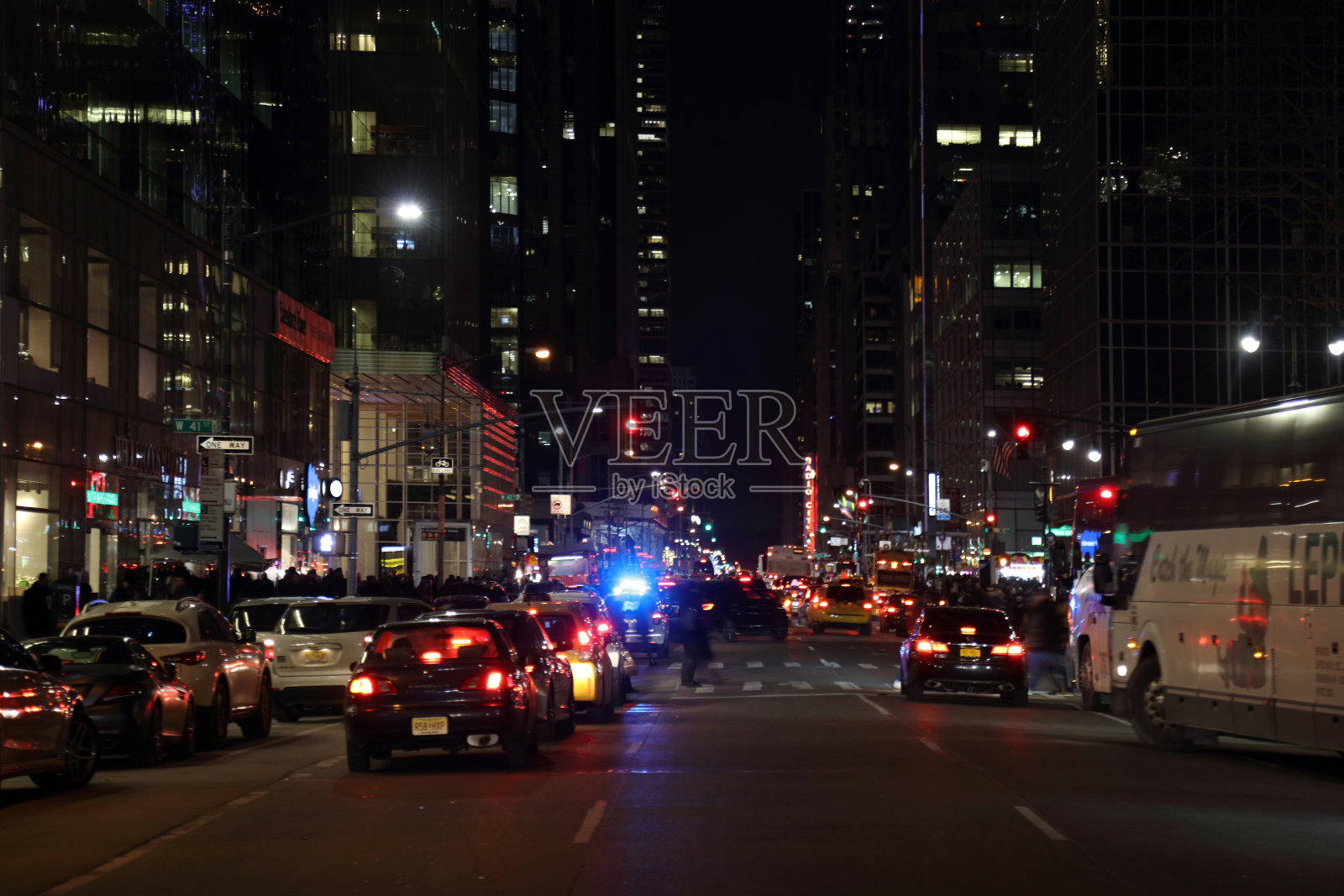 纽约 - 第七大道街景照片摄影图片