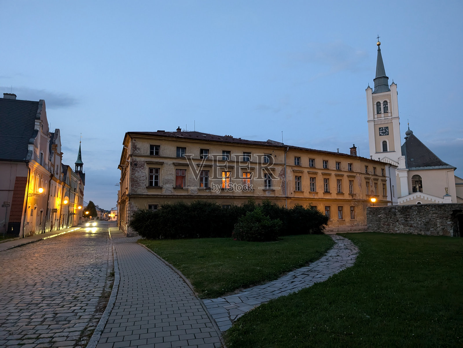 捷克共和国的老维德纳瓦市照片摄影图片