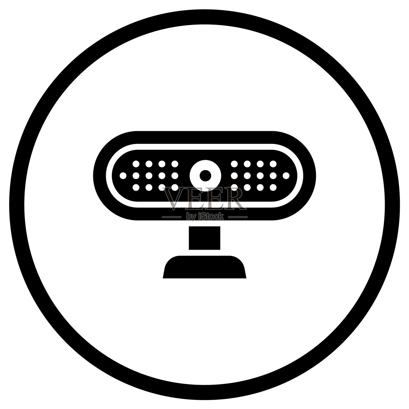 网络摄像头矢量图标设计插图插画图片素材