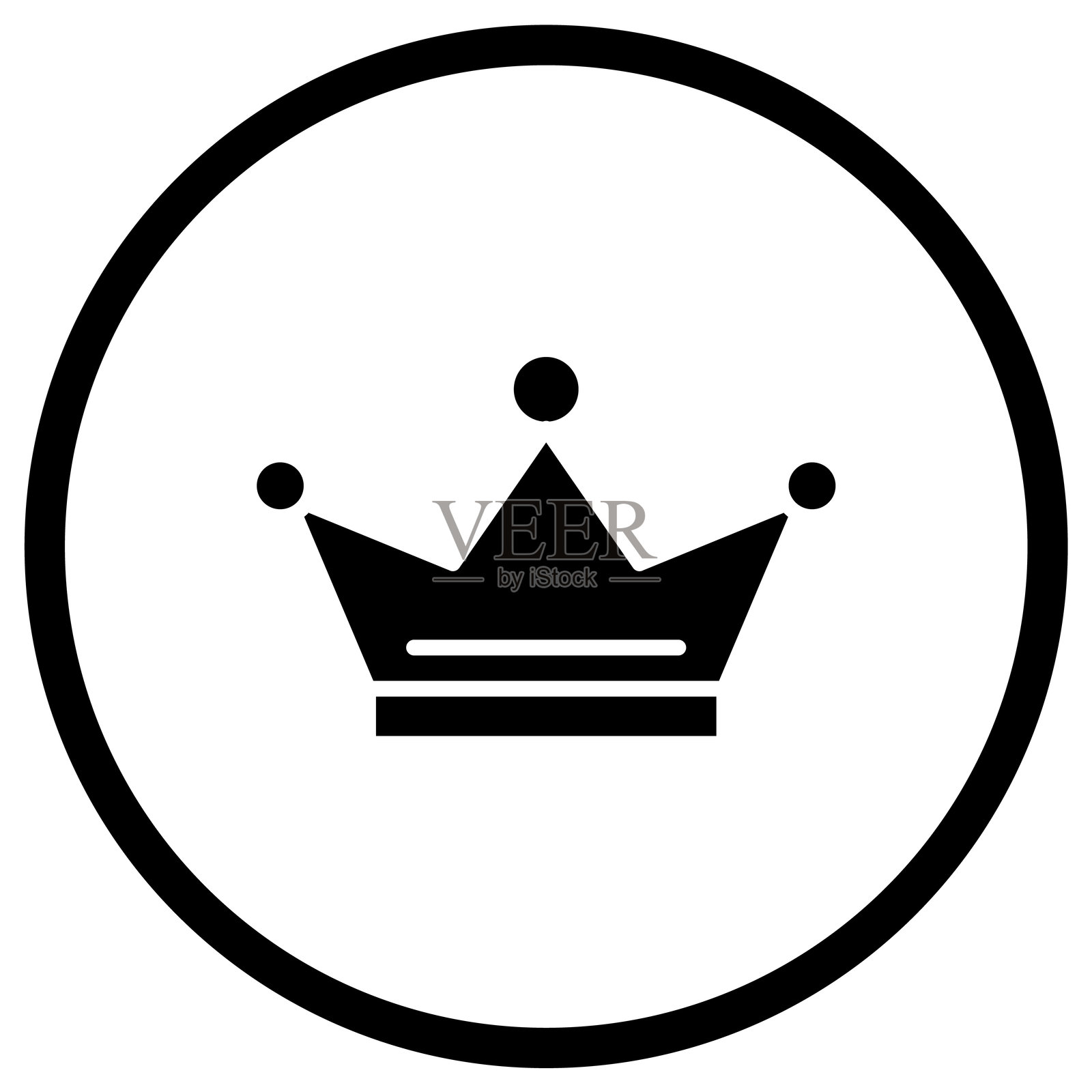 皇冠矢量图标设计插图插画图片素材