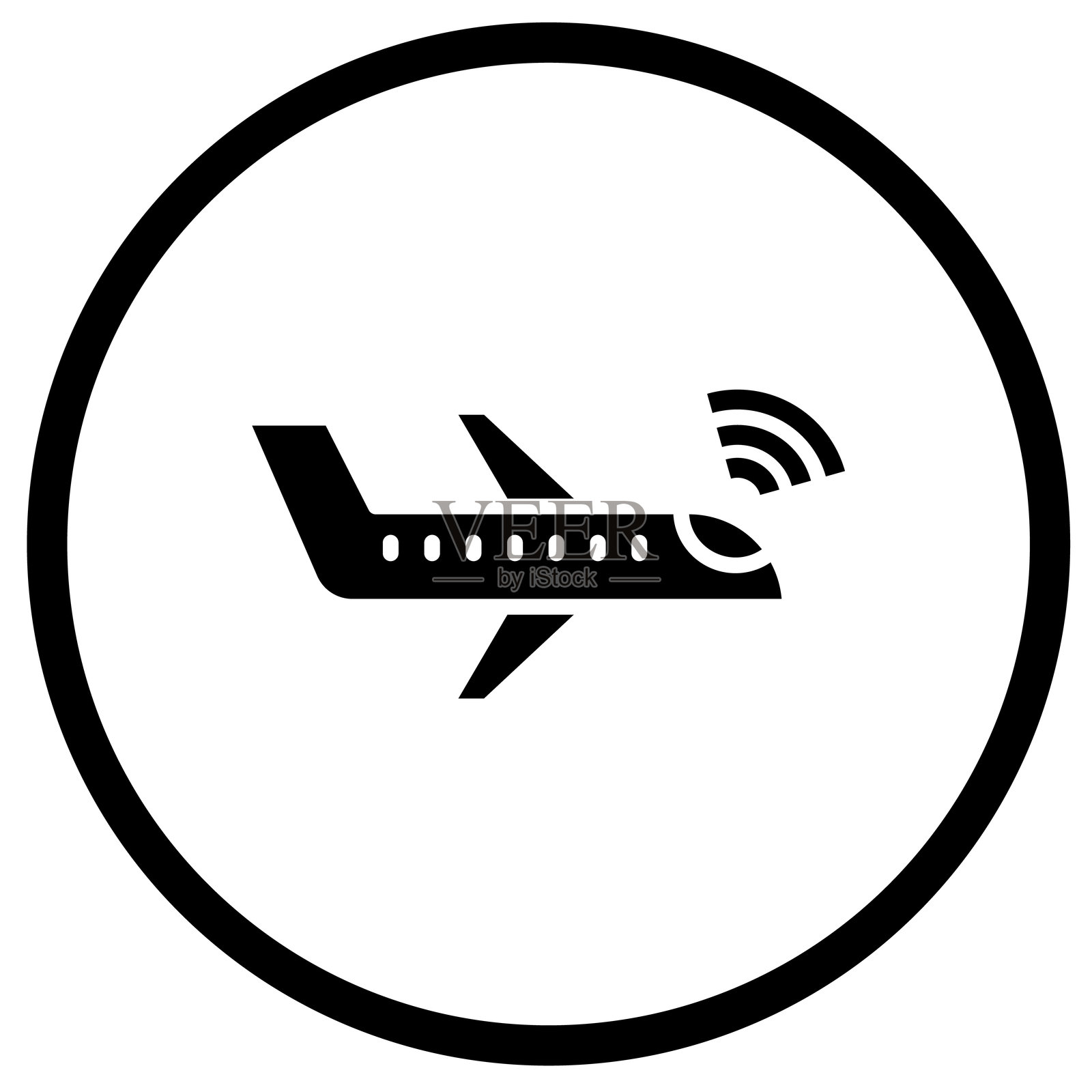 飞机矢量图标设计插图插画图片素材