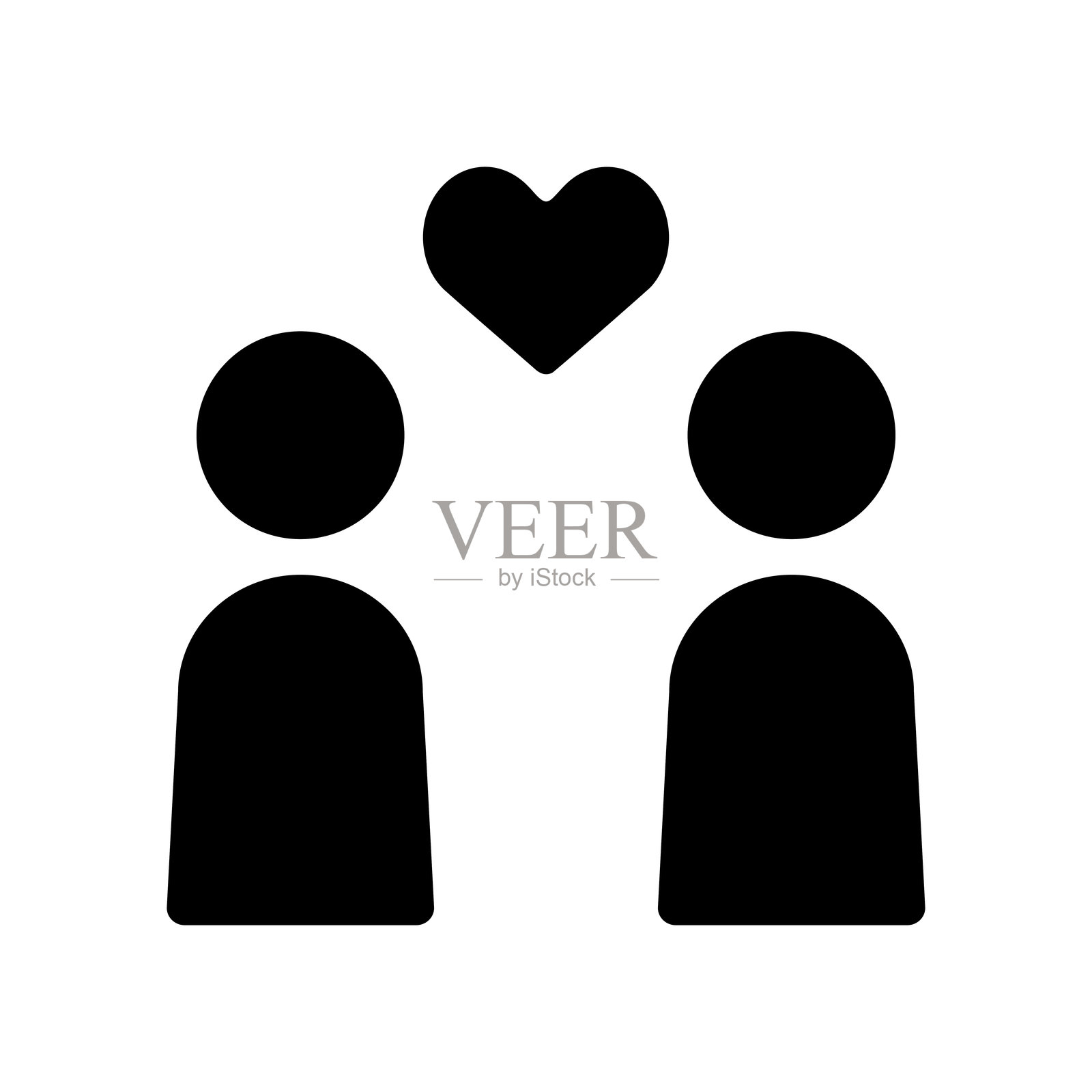 情侣图标插图插画图片素材