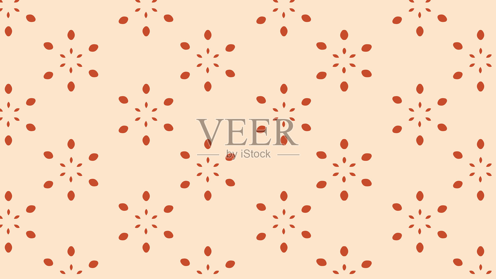 复古花卉背景插画图片素材