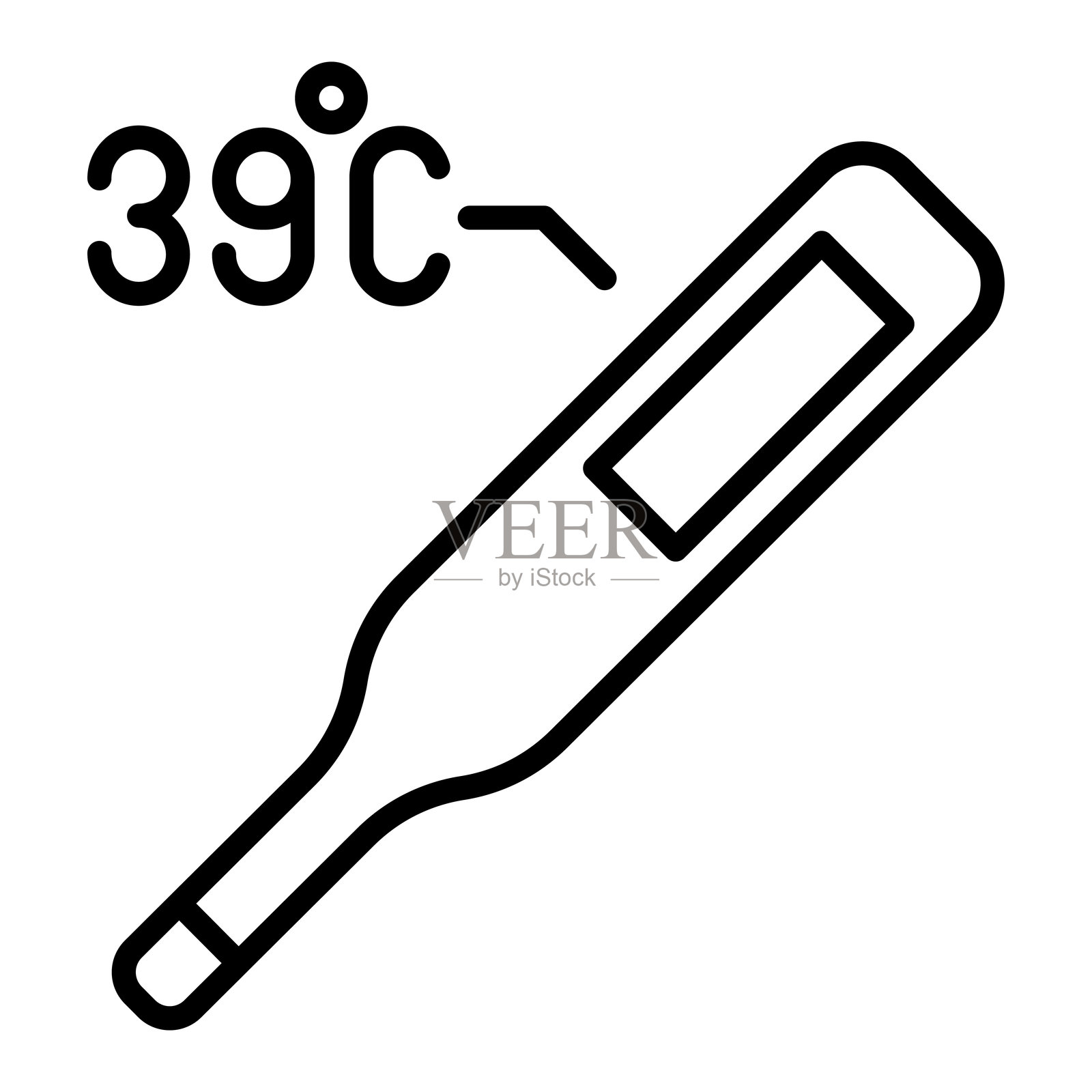 高温图标插画图片素材