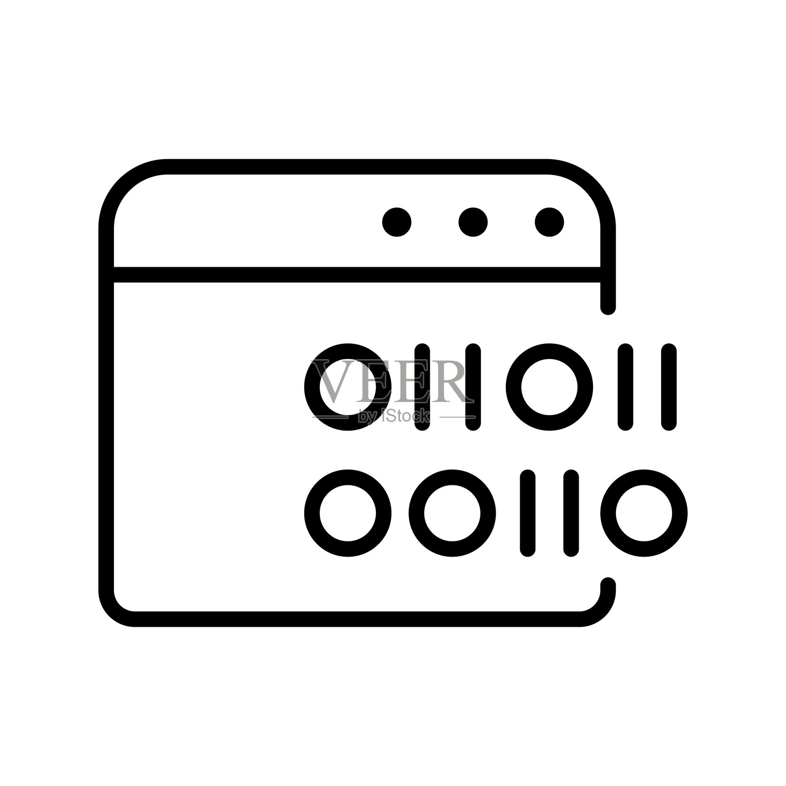 数据加密图标插画图片素材