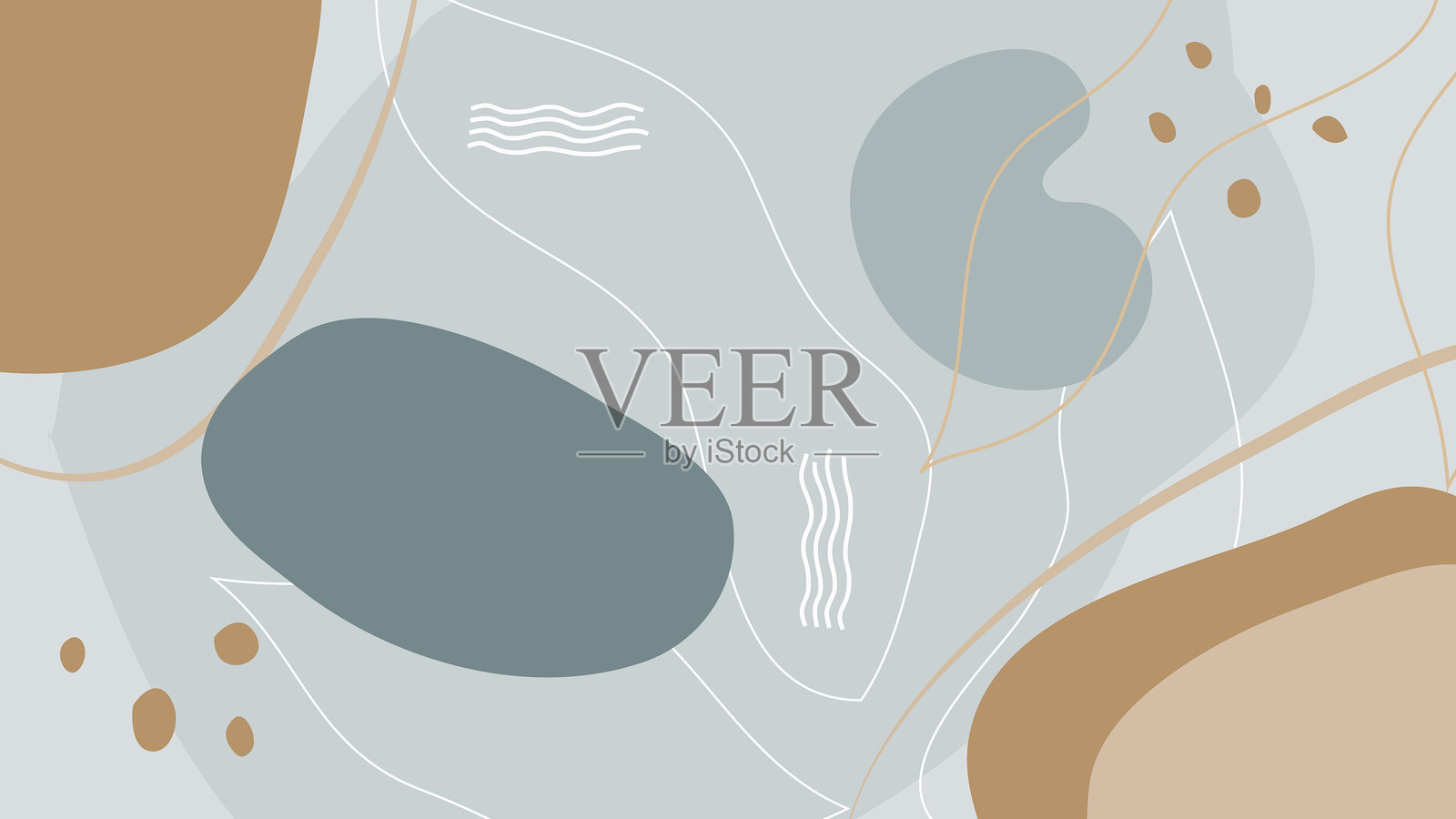 现代美学抽象背景插画图片素材