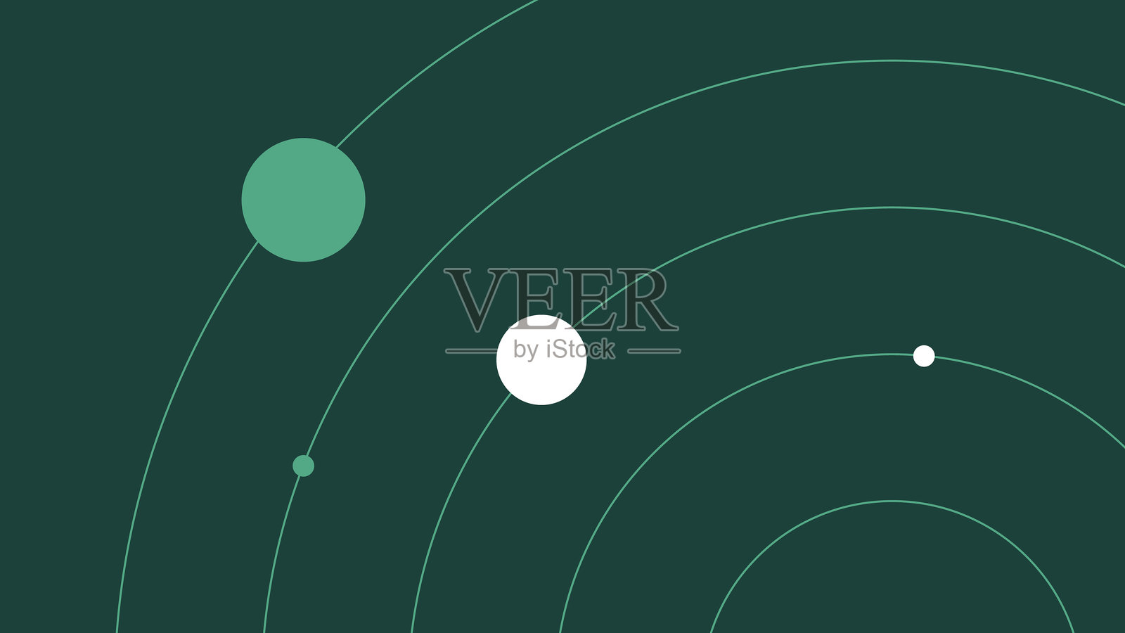 极简同心圆插画图片素材