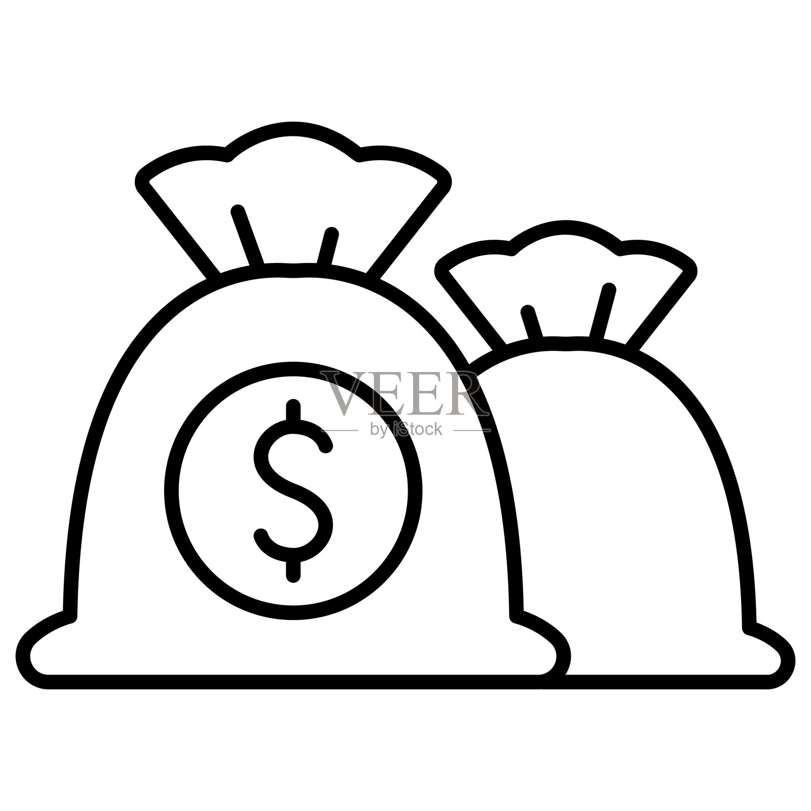 钱袋图标插画图片素材