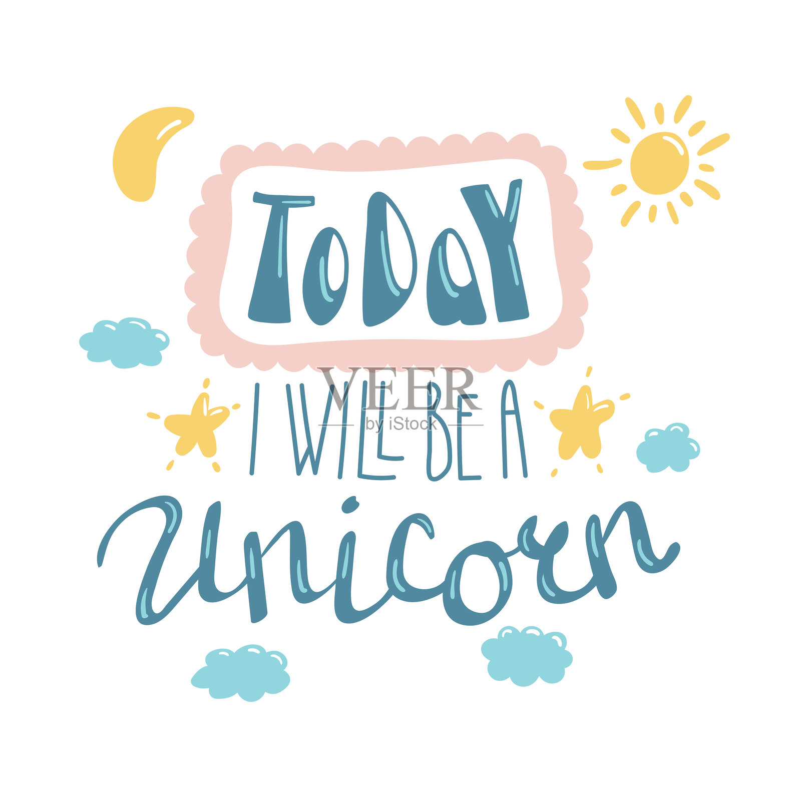 励志字母名言插画图片素材