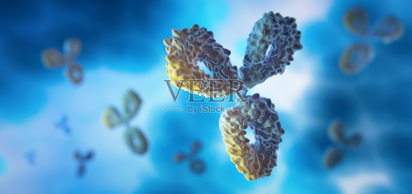 抗体 - 3D 插图照片摄影图片