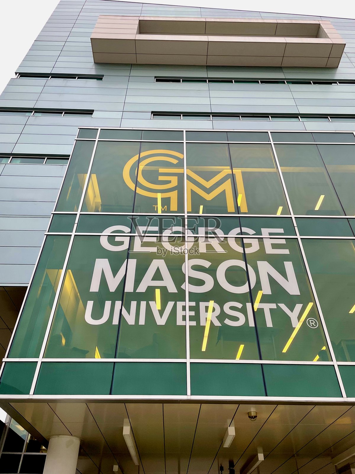 乔治梅森大学的梅森广场,阿灵顿,弗吉尼亚州(美国)照片摄影图片