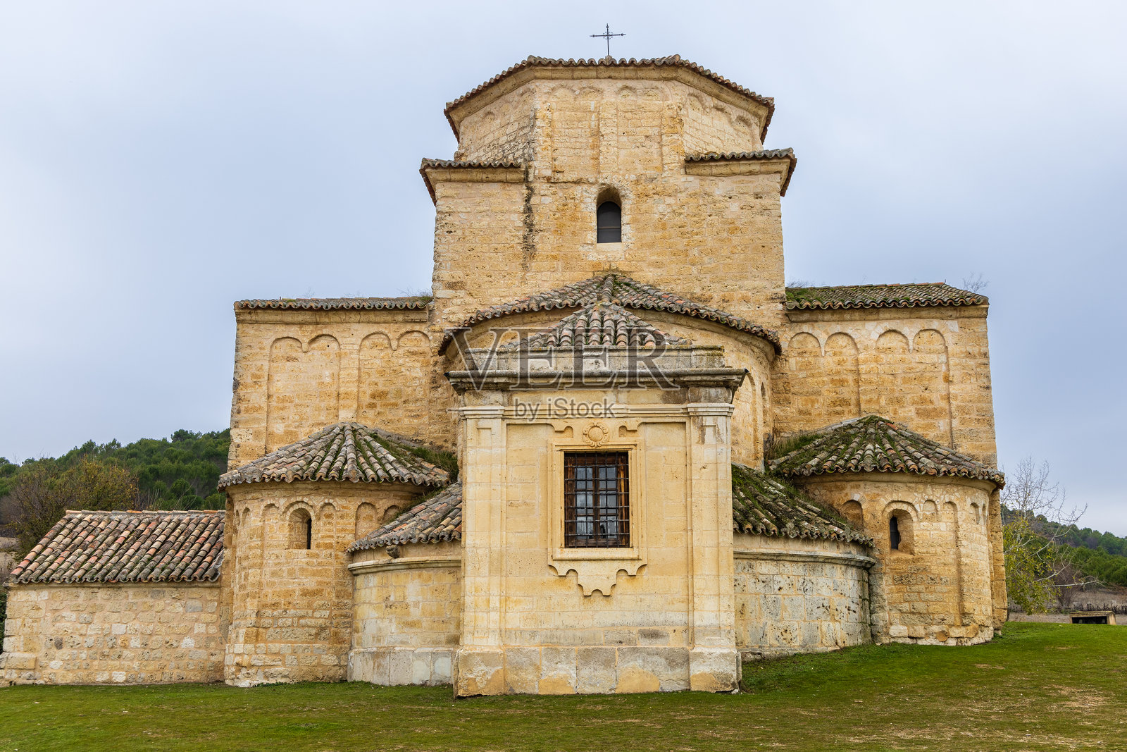 圣母报喜教堂。乌鲁埃尼亚，卡斯蒂利亚和莱昂，西班牙。照片摄影图片
